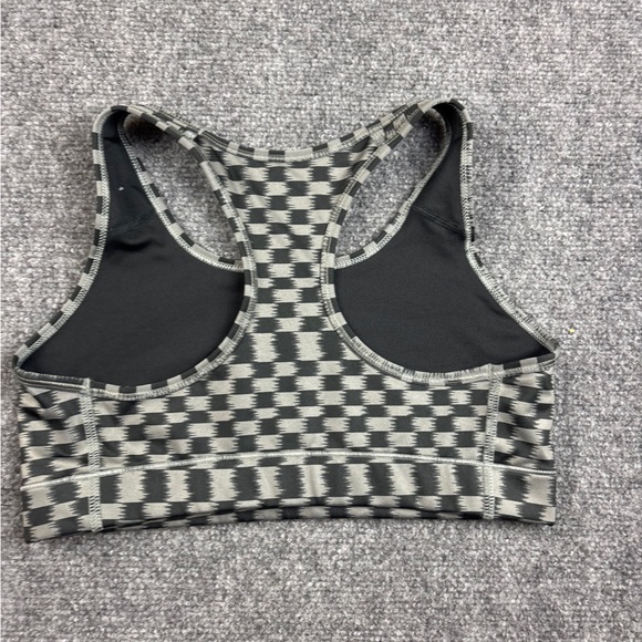 NIKE PRO Women’s Grey/Black Dri-Fit Swoosh Sports Bra size: Medium - Picture 2 of 5
